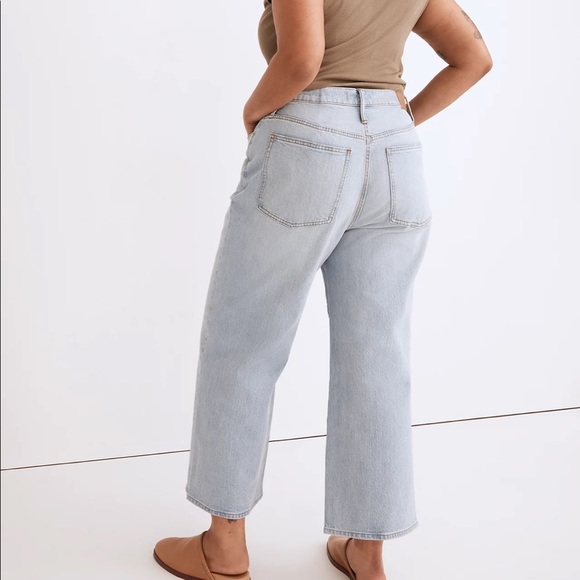 Madewell The Tall Perfect Vintage Wide-Leg Crop Jean in Edmunds Wash sz27T NE084 - Picture 2 of 8